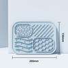 Dog slow food bowl pet slow food bowl with suction cup anti choking plate anti slip and anti knock dog licking mat feeding