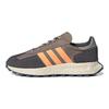 adidas Originals Retropy E5 Leather Comfortable Trendy Slip-Resistant Durable Lightweight Low-Top Casual Shoes Unisex Casual Shoes Gray Orange IE1539