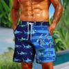 Drawstring, Breathable and Versatile Men's 3D Printed Shorts Are New
