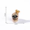 Halloween Skull and Bat Figurine Decorative Accessories Mini Micro-landscape Ornaments