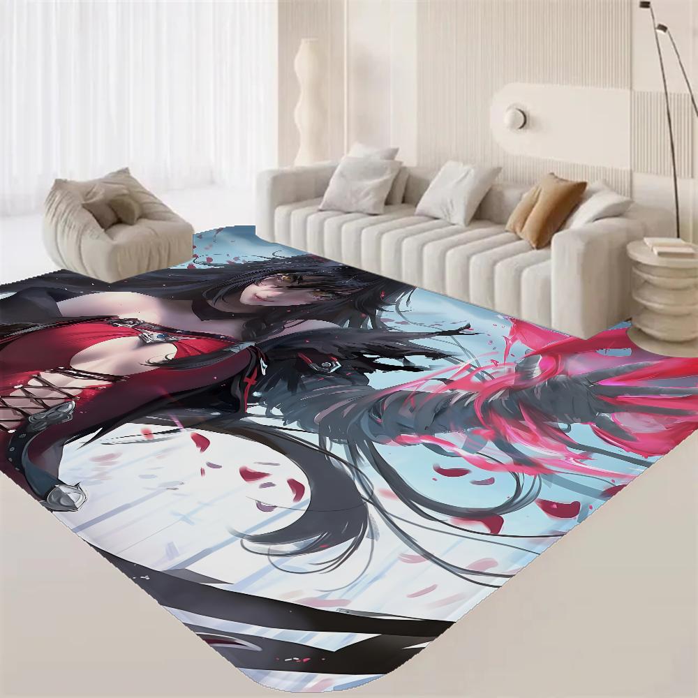 Sexy Girls Anime Floor Mat Kids Room Bedroom Decoration Balcony Anti-Slip Doormat Living Room Welcome Rug