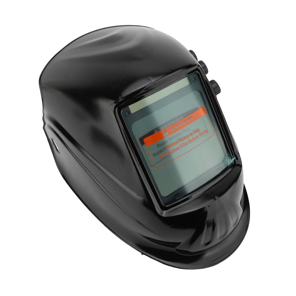 Schweißhelm Großes Sichtfeld LCD-Bildschirm Echte Farbe Solarenergie Automatisches Abdunkeln Schweißhaube
