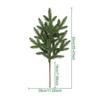 DIY Wreath Simulation Ceder Branches Plastic Christmas Pine Stem  Home Decoration