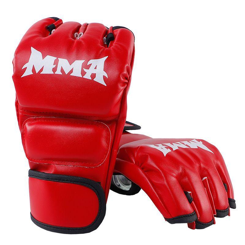 WEZHO MMA Half-Finger Training Gloves One Size