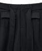 NOIRER FOR WOMAN Belted Pocket Wide Slacks (Black)
