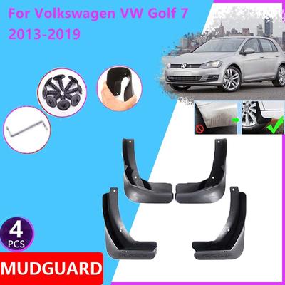 Blatníky do auta pro Volkswagen VW Golf 7 MK7 2013~2019 Chránič předního kola Kryty zadních blatníků Kryty lapačů nečistot Příslušenství