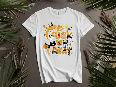 Trick Or Treat Halloween T-shirt T Shirt Men Women Unisex Tshirt I217