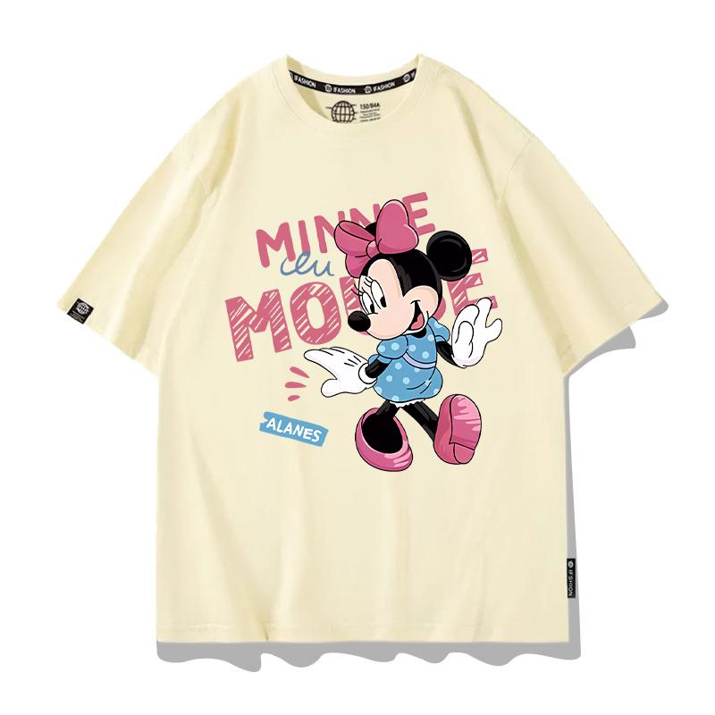 Mouse Anime Shortsleeved Tshirt Unisex Peripheral Clothes Summer Fashion Brand Couple Halfsleeved