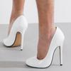 Luxury High Heels Pumps Women‘s Shoes 2025 Sexy 15cm Ultra High Heels Ladies Black White Red Stripper Fetish Wedding Party Shoes