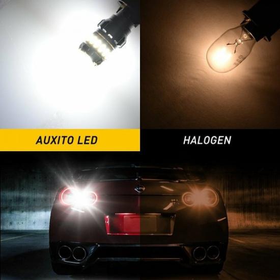 4X AUXITO T15  Error Free LED Back Up Reverse Light Bulb 2400LM Xenon White 2F