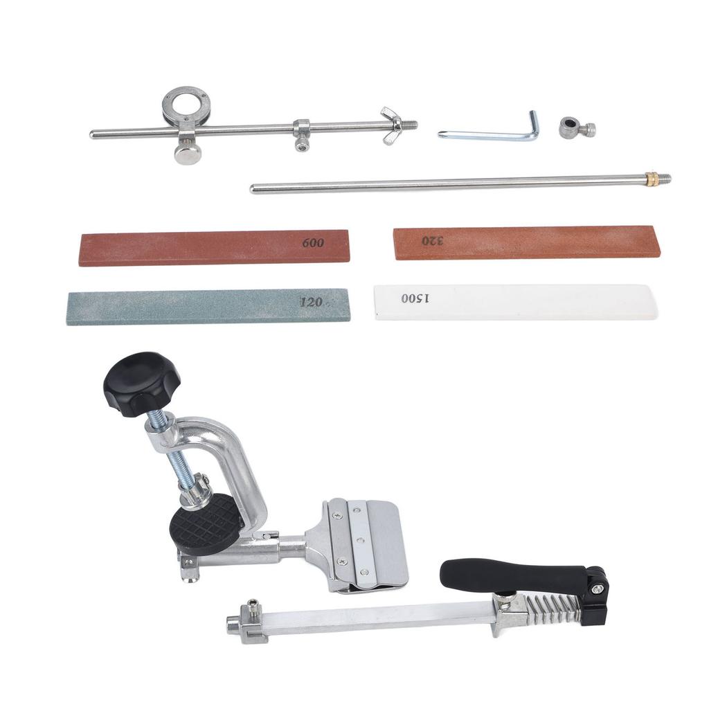 Kit de ascuțire a cuțitelor din oțel inoxidabil, mașină de șlefuit cuțite, sistem de piatră de ascuțire pentru uz casnic