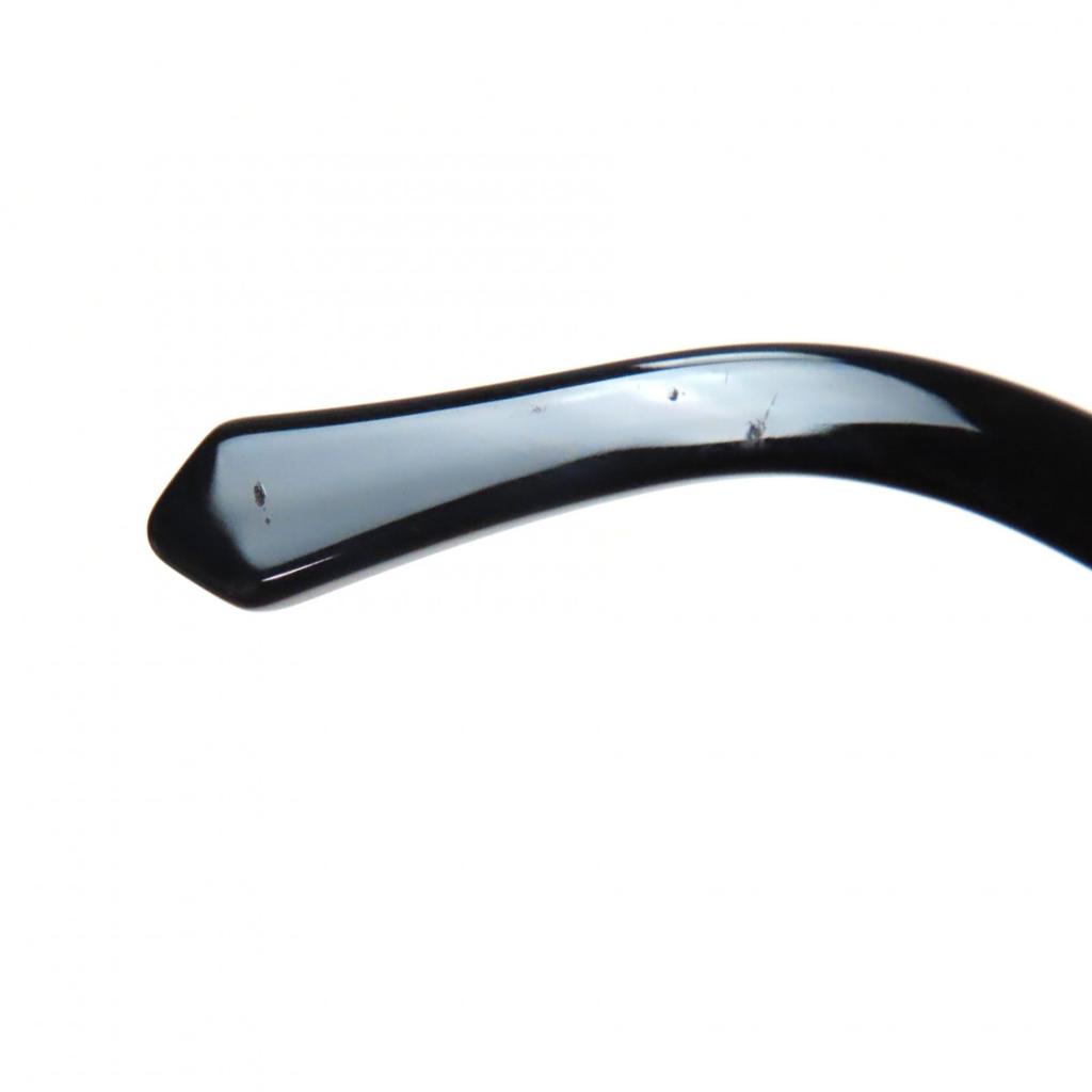 Great LOUIS VUITTON sunglasses LV Signature Square Round Black Silver Z1963U Used