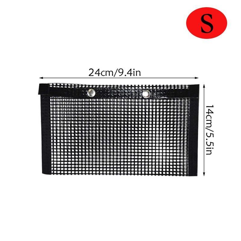 BBQ Grill Mesh Bag, Reusable Non-stick Barbecue Baking Isolation Pad, Outdoor Picnic Camping Kitchen Tools, Barbeque Accessories