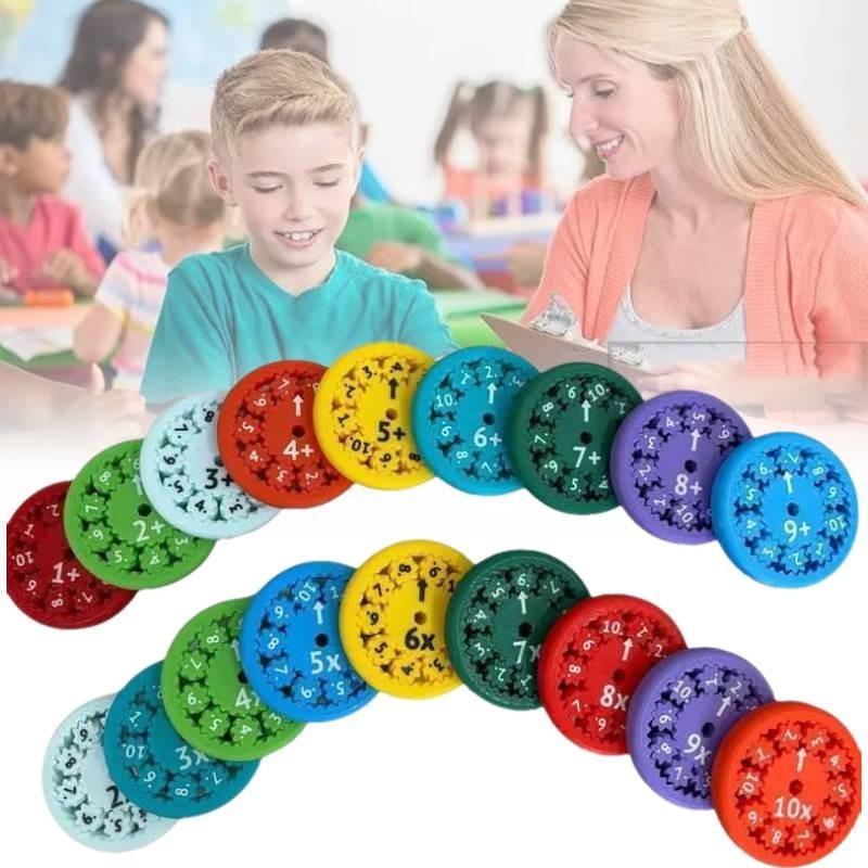 Innovative Math Fact Fidget Spinners Colorful Educational Arithmetic Learning Toys