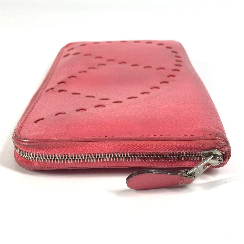HERMES Punching logo Evelyne Azap Long Long wallet Zip Around Long Wallet