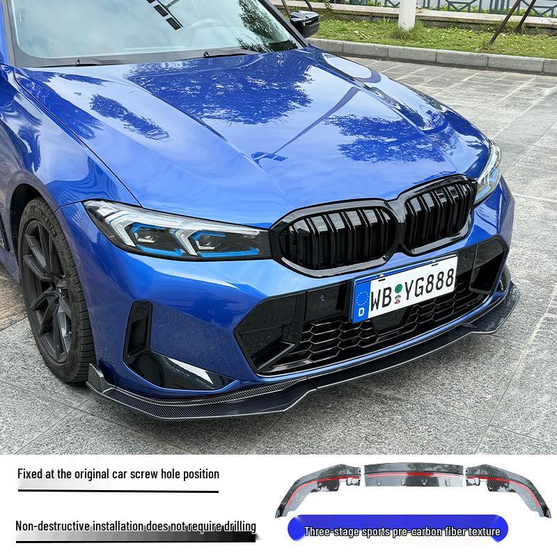 Front Lip & Bumper Kit for 20-25 BMW 3 Series - Black MP