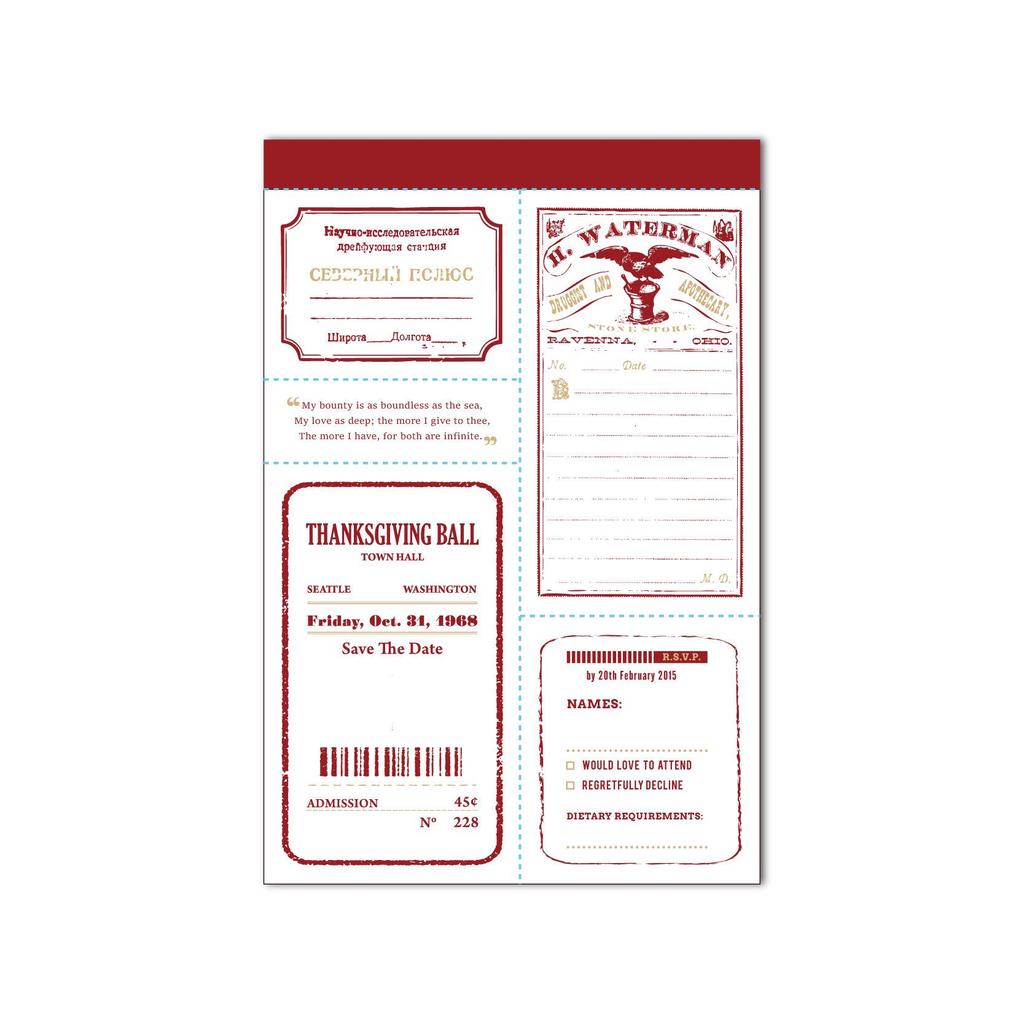 Vintage DIY Cross-Border Sticky Notes for Journaling and Collage