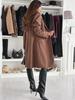 2024 Bestseller Women's Single-Breasted Wool Coat - Autumn/Winter Collection, Simple Long Sleeve, Solid Color