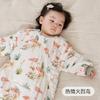 Baby Sleep Sack With Leg Cover Bamboo Cotton Thermal Wear Infants 0-12 Months Winter Warm Sleeping Bag