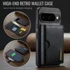 DG.MING M6 Series For Google Pixel 10/10 Pro Case Magnetic Wallet PU + PC + TPU Phone Cover
