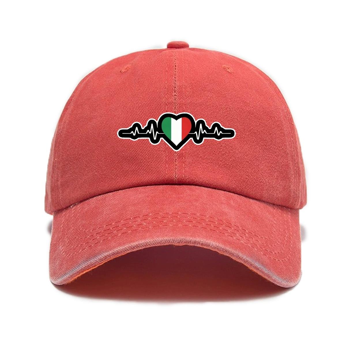 

Trendy and Fashionable Urban Must-have Baseball Cap for Men and Women, Summer Outdoor Retro Distressed Peaked Cap помаранчевий