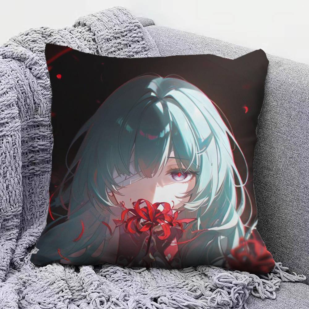 Wuthering Waves WuWa SIGRIKA Pillow Covers Home Sofa Cushion Covers and Aecorative Custom