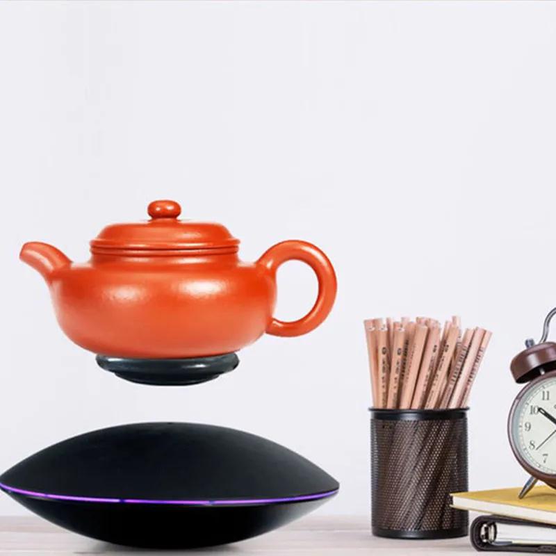 Magnetic Levitation and Rotation Display Stand for Figures Jewelry Weight-bearing 350g Base with Light Office Home Decor Gifts