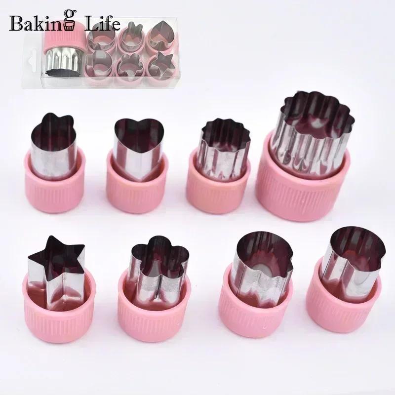 Herz Haushalt Form Gemüseschneider Kunststoffgriff Ausstechformen Sandwichschneider Edelstahl Obst Ausstecher Küchenhelfer