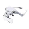 Usb Rechargeable Led Lamp Head-mounted Reading Glasses Magnifying Glass With 5 Multiples