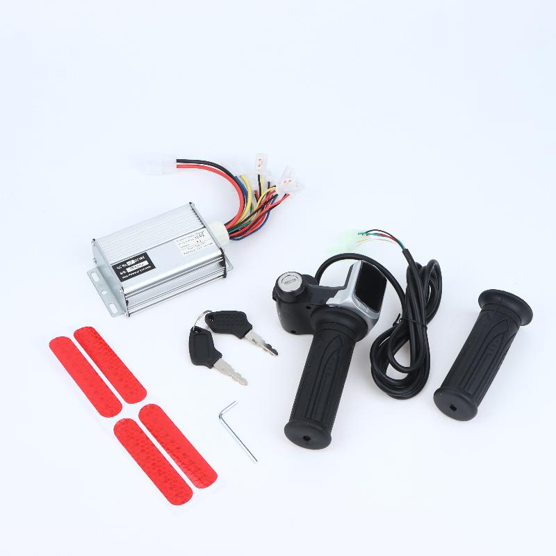 1 Set Diy Accessory 36V 1000W Brush E-Bike Controller And Multifunction Thumb Throttle Grip With Lock Electric Quantity Display
