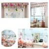 Rod Pocket New Beautiful Window Curtain Large Butterfly Print Screens