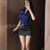 Sex lingerie sexy cosplay policewoman hot pure desire hip wrap free uniform temptation suit 8181