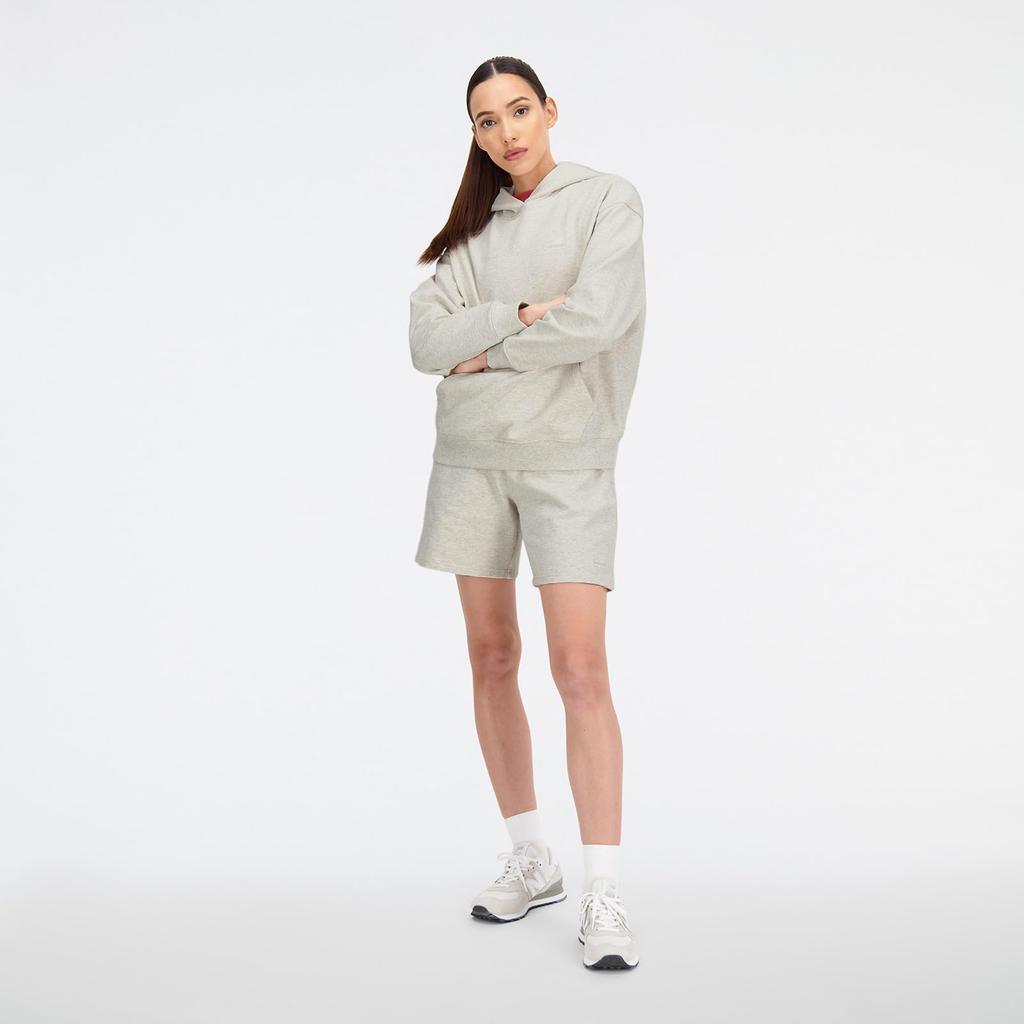 Sweat NB Athletics Oversized Sweat Hoodie WT33524 SAH Salt M [New Balance] Women's (Sea Heather)