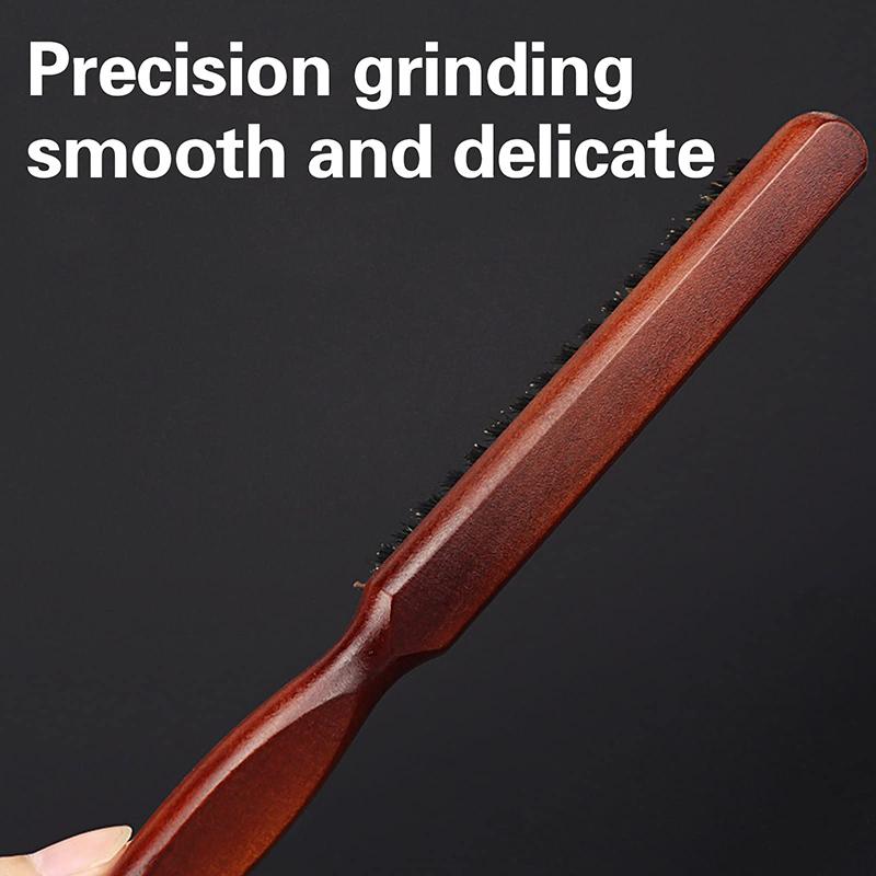 New Professional Salon Peel Back Hair Brush Boar Bristle Wood Slim Line Comb Hair Brush Extension Hair Styling Tool