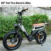 Pro New-DP-2033 Elektrické kolo, Dva motory, Dvě baterie, Dvě hydraulické brzdy, EBike, 20*4.0 Plně odpružené, 48V, 30Ah, 2000W