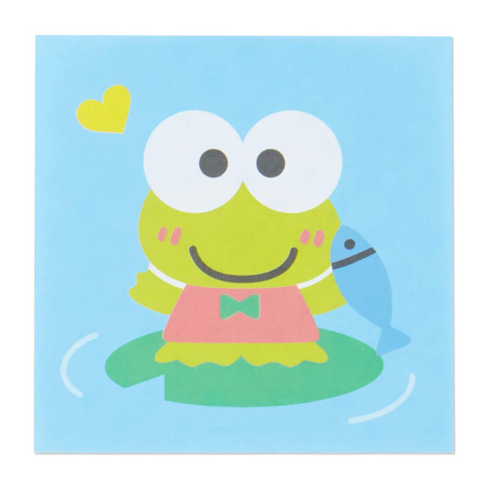 Sanrio Kerokero Keroppi Square Memo 410501 (Gesicht)