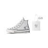 Noritake X Casual Comfortable Fashion Versatile High-Top Kids Canvas Shoes Kids Sneakers White A15789C