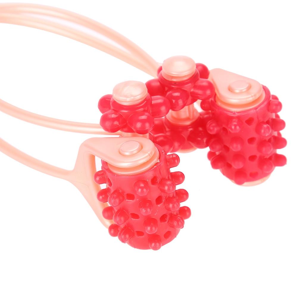 Portable Manual Face Massager 4 Roller Face Body Shaping Lifting Slimming