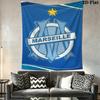 OM Poster Wall Hanging Printed Fabric Blanket Decorative Tapestries for Bedroom Living Room Home Decor