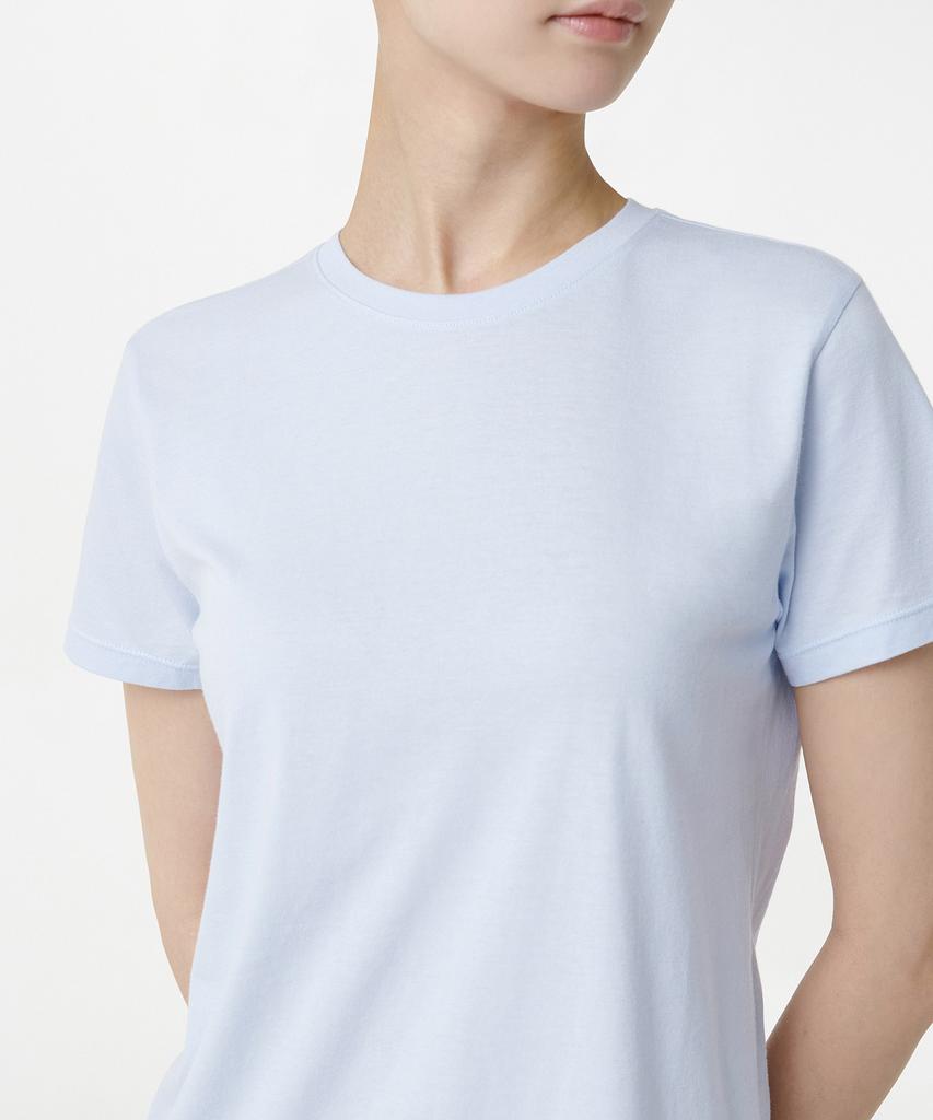 MUSINSA STANDARD WOMAN Women'S Modal Blend Basic Crew Neck T-Shirt [Pastel Blue]