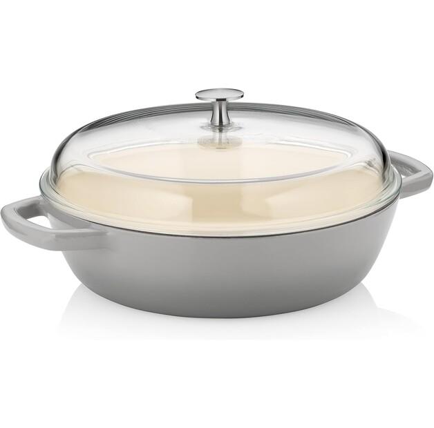 

Сковорода Kela Calido с крышкой светло-серая 28 см (12614-CN)