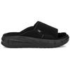 UGG Westsider Slide Leather Soft Sole Comfortable Flat Slide Sandals Women Slippers Black 1118135-BLKS