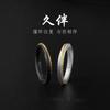 Mbius Ring Couple Jewelry Sterling Adjustable Unisex Minimalist Geometric Design Retro Artistic Band