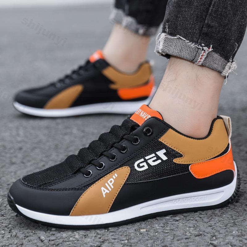 Fashion Summer Men's Sports Shoes 2025 Summer Mesh Breathable Comfortable Non Slip Casual Shoes Outdoor Running Sports Shoes Sneakers