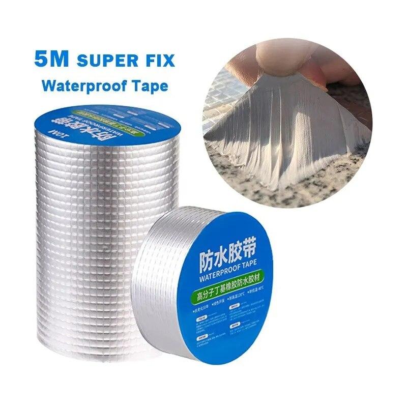 Household Waterproof Tape Roof Leak Proof ,high Temperature Resistant Pipeline Wall Leak Proof Sticker Adhesive Pipeline Fixing Tape