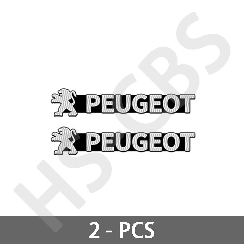 2/5/8pcs Aluminum Car Audio Logo Decoration Stickers Auto Emblem Badge Decal For Peugeot 2008 3008 4008 5008 308 408 508 106 207