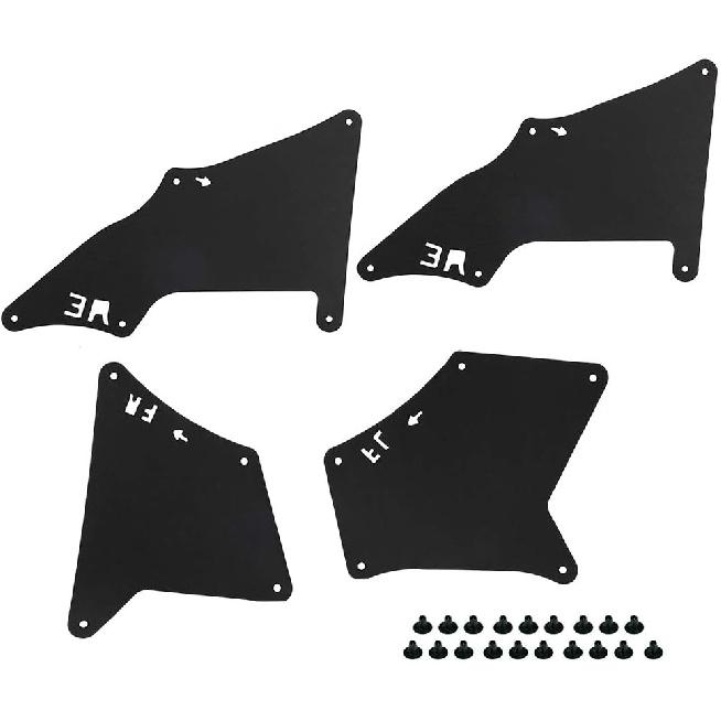 Splash Guard Fender Liner Shields With Clips Compatible With 2003- Toyota 4 Runner 2007-2014 FJ Cruiser 2010-2018 Lexus GX460 2003-2009 Lexus GX470-
