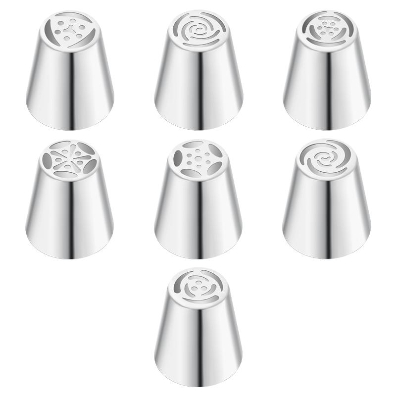 

FAIS DU Russian Piping Tips Set Stainless Steel Flower Icing Tips Baking Supplies Kit Cake Decorating Tools Nozzles Pastry Bags