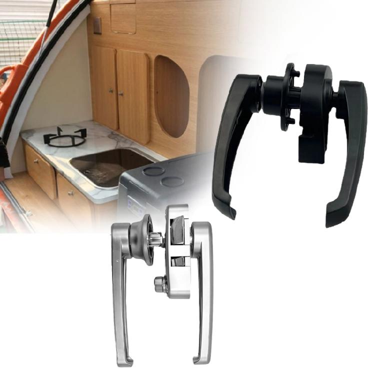 RV Toilet Door Lock Bathroom Door Lock Caravan Boat Handle Lock RV Hardware