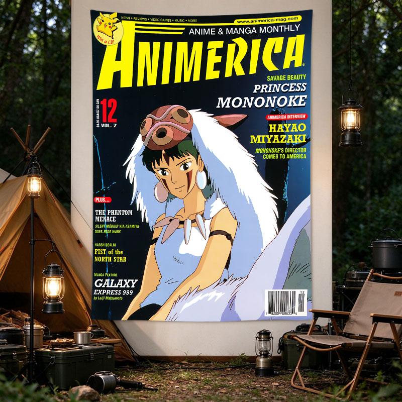Animerica Magazine Princess Mononoke San Manga Cover Art Print